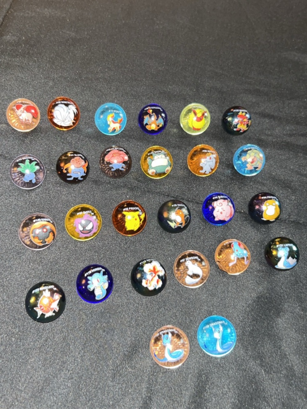 Lot of 26 Vintage Pokémon Marbles! - Picture 2 of 6